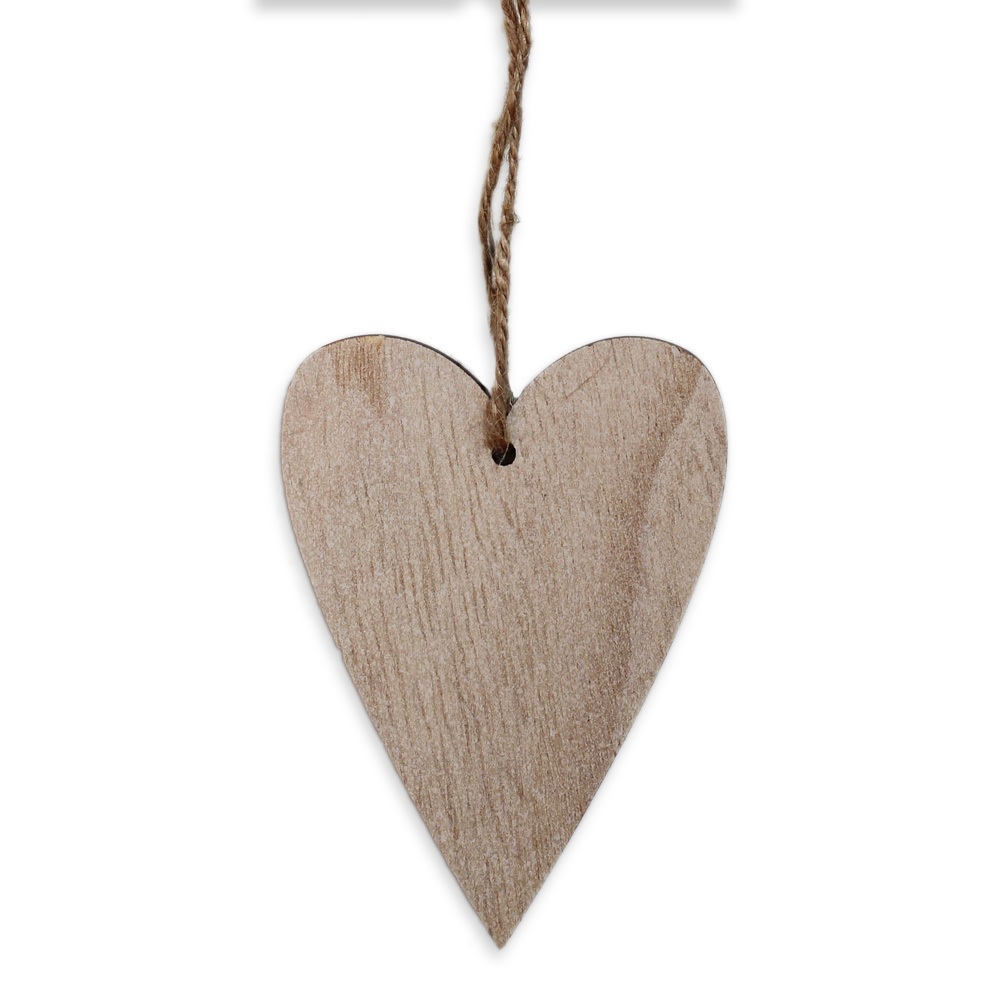 Srdce závěs dřevo 6,5cm natural